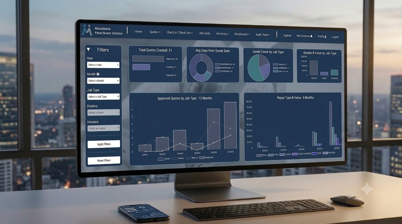 Masakhane Panel Beater Solution Responsive Viz